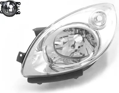 Produktbild von Scheinwerfer passend für Renault Twingo II 03/2007 -12/11 H4 Li. + Nebel 7701063997 260609027R 8200629462 8200074008 6202E1 00006202E1 Johns