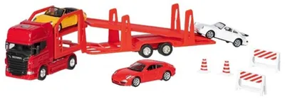 Obrázok produktu pre Hračka Goki super truck transportér Scania V8 1:60-64 viacfarebná