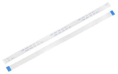 FFC-Flachbandkabel, 16 Pin, 0,5 mm Pitch, 200 mm, Typ A, 10 Stück