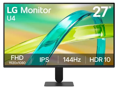 Obrázek produktu pro LG 27U411B-B, 68,6 cm (27"), 1920 x 1080 px, Full HD, LCD, 5 ms, Černá