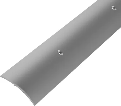 Produktbild von 40mm Aluminiumprofil Übergangsprofil Aluminium, glatt, mittig gebohrt, SILBER, Länge 1m, Breite 40mm, Germany, Übergangsschiene Aluminium eloxiert, Übergangsleiste, Aluminiumprofile