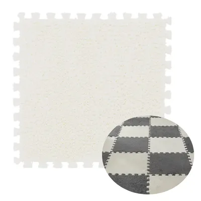 Immagine prodotto di Puzzle per il pavimento PLUS PUSH TAPPETO DI PROTEZIONE PERMANENTE DA PARETE 30cm BIANCO