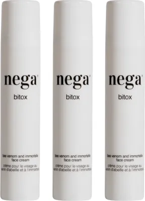 Obrázek produktu pro Pleťový krém s včelím jedem a smilaxem 3×50 ml, hydratační, přírodní péče proti stárnutí, pro všechny typy pleti - 3xBitox