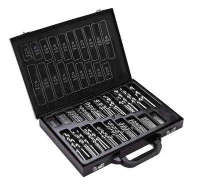 Produktbild von Spiralbohrer Bohrerset Bohrersatz HSS Titan 170 tlg.1-10mm für Metall (S-HSS170)