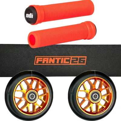 Produktbild von Fantic26 Stunt Scooter Ersatzteile Bundle Basic Schwarz/Orange