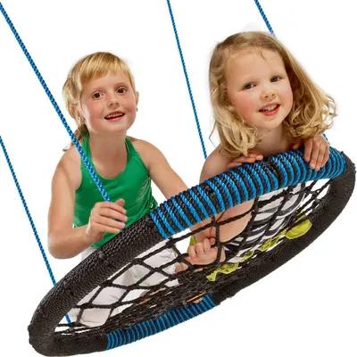 Image de AXI Balançoire nid ovale 100 cm pour enfants | Balançoire nid extérieur pour le jardin