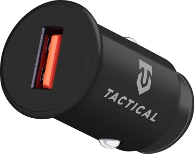 Zdjęcie produktu dla Tactical Ładowarka samochodowa USB-A QC 3.0 3A - Czarna KP8461