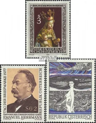 Produktbild von Briefmarken Österreich 1977 Mi 1562,1563,1564 (kompl.Ausg.) gestempelt Sondermarken