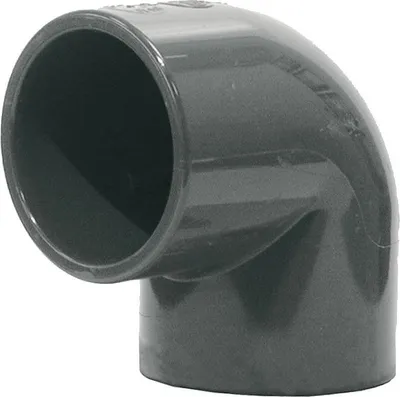 Image de Coude Pvc Pression 90° Raccord Coudé Pvc Pression Femelle-femelle - Aliaxis