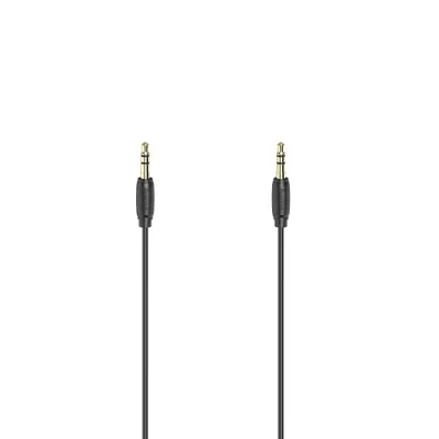 Obrázok produktu pre Hama 00205264, 3.5mm, Samec, 3.5mm, Samec, 5 m, Čierna