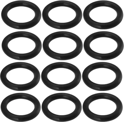 Productafbeelding van O-ringafdichtingen EPDM rubberen O-ringen compatibel met Gardena irrigatiesystemen voor wateraansluitingen tuin 16 x 11 x 2-5 mm - Zwart