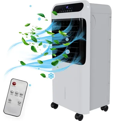 Produktbild von TroniTechnik® Mobiles Klimagerät 5in1 Klimaanlage Luftkühler LK06 5 in 1 Ventilator, inkl. Fernbedienung, Filter, Wasserkühlung