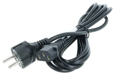 Produktbild von vhbw Netzkabel Schutzkontaktstecker für Kaltgeräte z.B. PC Monitor Computer Drucker - C13 Buchse, 3 m