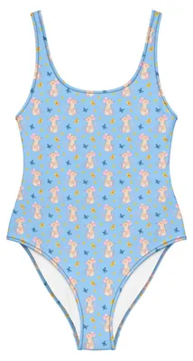 Produktbild von Mr. & Mrs. Panda Badeanzug Maus Nähen Größe XXXL - Beige - Geschenk, Bademode, Kreatives Hobby, DIY, Nähkurs, Sonnenschutz-Badeanzug, Damen-Badeanzug, Beachwear, Swimsuit