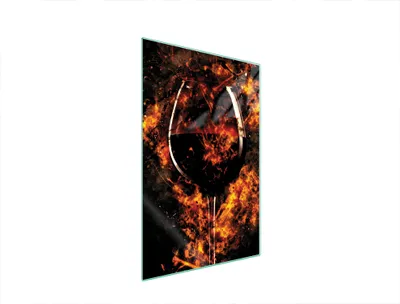 Produktbild von Glasschneidebrett 35x52 Wein