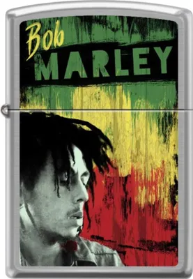 Produktbild von Zippo Benzin-Feuerzeug Bob Marley Focused 60007605, unbefüllt