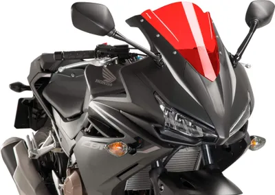 Image de PUIG z-racing écran rouge 330x275mm pour Honda cbr r