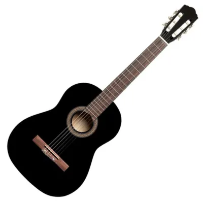 Produktbild von Stagg SCL50-BLK 4/4 klassische Gitarre mit Lindendecke, schwarz