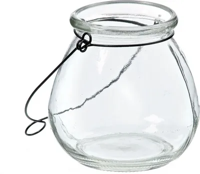 Produktbild von Windlicht Glas transparent H 11cm