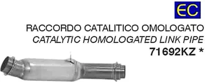 Immagine prodotto di Raccordo centrale ARROW catalitico per KTM