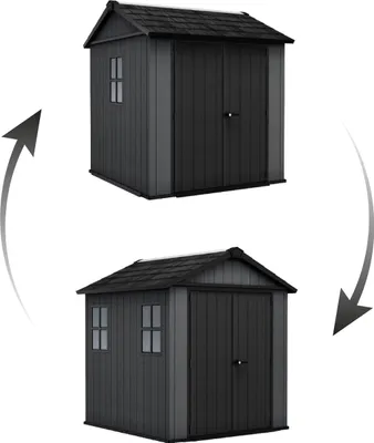 Produktbild von Gartenhaus Keter Newton Plus 7x7,5 - grau