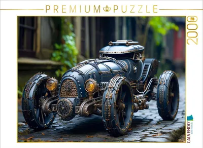 Produktbild von CALVENDO Puzzle Ein Motiv aus dem Kalender Steampunk Vehicles | 2000 Teile Lege-Größe 90x67cm Foto-Puzzle für glückliche Stunden