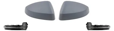 Image de Cache de rétroviseur + clignotants LED pour rétroviseur, compatibles avec Audi A3 8V de 04/12 à 2012, côté gauche et droit, marque Johns