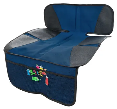 Image de Sous-coussin pour siège auto KidsExperts, motif graffiti, environ 87 x 48 cm, bleu, référence 26187