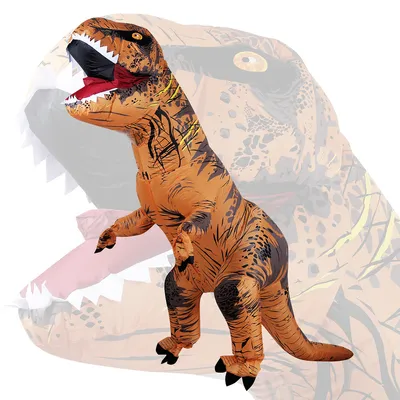 Immagine prodotto di Jopassy gonfiabile Dinosauro Costume T-Rex Tyrannosaurus per adulti Halloween Carnevale Fasching