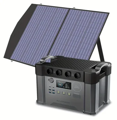 Image de Centralélectrique portable - Générateur portable - Batterie solaire - Alimentation électrique mobile - Alimentation de secours - Capacité de 1500 Wh