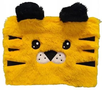 Produktbild von Kayet Tiger Plüsch-Federmäppchen weich und kuschelig