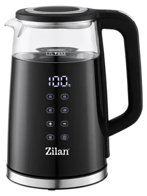 Produktbild von Zilan Wasserkocher, doppelwandig, mit Digitalanzeige, 1,7 l, 2200 W, Warmhaltefu