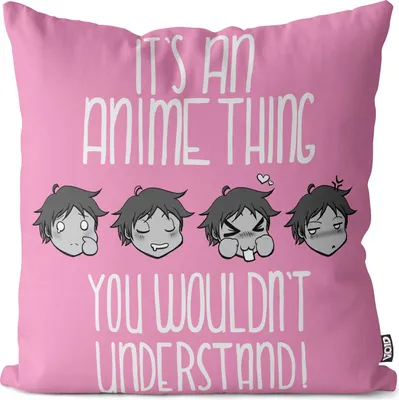 Produktbild von VOID Anime Thing Junge Kissenbezug Kissenhülle Polyester wasserfest Outdoor Indoor fan manga japan otaku nerd