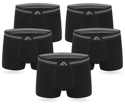 Produktbild von FM London 5er-Pack Bambus Boxershorts Herren, Superweich