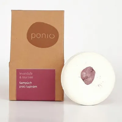 Produktbild von PONIO Festes Anti-Schuppen-Shampoo Lavendel & Teebaum 60 g