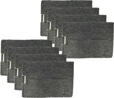 Produktbild von vhbw 8x Aktivkohlefilter kompatibel mit Bosch DHZ90AF, DKE642A, DKE642A01, DHZ90AF00 DHZ90AF, DKE642A00 DKE642A Dunstabzugshaube - 30 x 21,5 x 3 cm