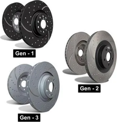 Produktbild von 2x EBC Brakes Bremsscheibe Hinten GD2163