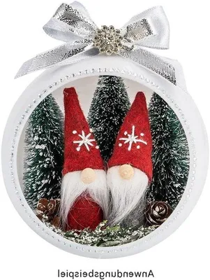 Image de Décoration hivernale en bois et polaire - 78 cm de haut, lot de 4