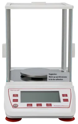 Analytische Präzisionswaage 500 g / 0,001 g, Laborwaage, extern kalibrierbar