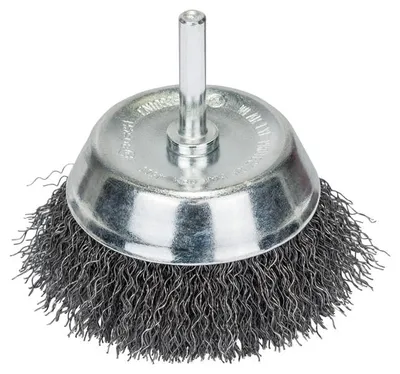 Produktbild von Topfbürste für Bohrmaschinen, gewellter Draht, 75 x 6 mm