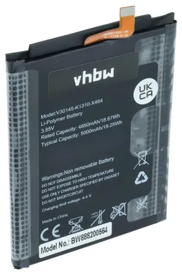 Produktbild von vhbw Akku kompatibel mit Gigaset GS270 Handy Smartphone Telefon (4750 mAh, 3,85 V, Li-Polymer)