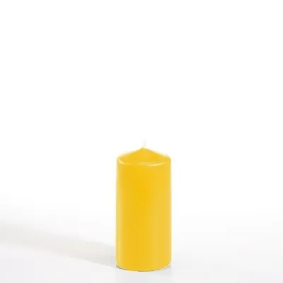 Produktbild von Stumpenkerze Ø 50 mm · 100 mm goldgelb