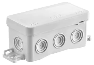 Zdjęcie produktu dla Puszka instalacyjna naścienna simet NS8 polietylen IP54 do montażu