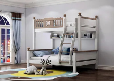 Produktbild von Doppelstock Bett Etagen Betten Hochbett Echtes Holz Kinder & Jugend Zimmer Neu