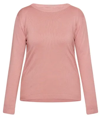 Image de Pull en maille pour femme EVERa - Rose pâle, L