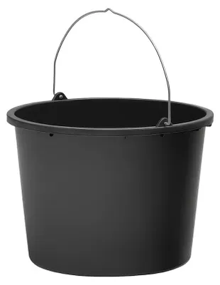Immagine prodotto di Secchio Eimer da 5 litri con scala graduata, secchio per edilizia, secchio per intonaco, secchio per vernici, secchio per pitture