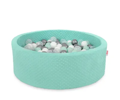 Produktbild von Torra Bällebad 90 cm mintgrün für Kinder mit 200 bunten Bällen