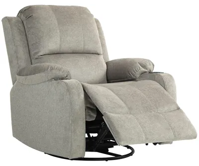 Image de Fauteuil relax HOMCOM, fauteuil TV avec fonction d'inclinaison et de balancement, marron