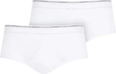 Produktbild von Jockey Herren Slips, 2er Pack - Modern Classic Y-Front Brief, Baumwolle, einfarbig Weiß S