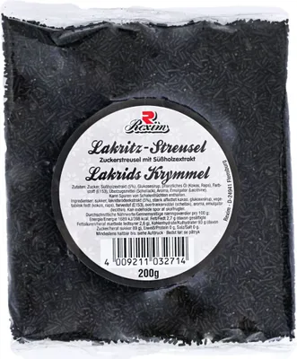 Produktbild von Rexim Lakritz-Streusel 200g